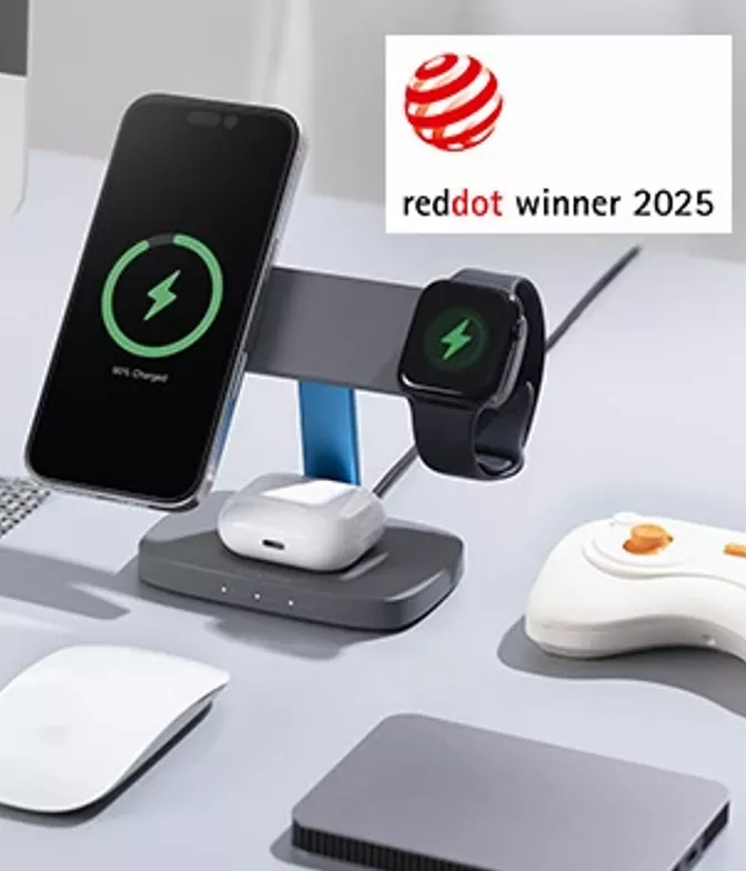 CANYON je osvojio Red Dot nagradu 2025. godine za bežični punjač Hexagon 310