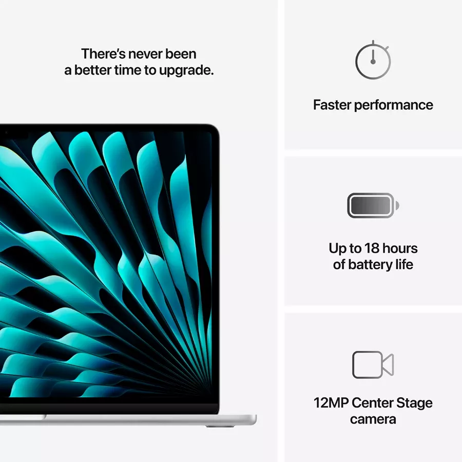 MacBook Air 15.3"  M4 (10C CPU/10C GPU), 16 GB, 512 GB, Silver — Image №9